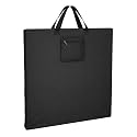 Heavy-Duty Full Carrom Board Cover with Storage Pocket - Waterproof & Dust Protection with Dedicated Storage Pocket for Coins, Striker & Powder | Black (40x40 in – Full Jumbo Cover)