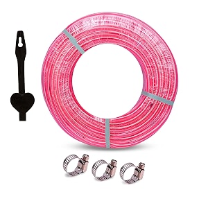 heavy duty highly durable pvc zebra lining hose pipe for watering 34 inch garden usage car washing floor cleaningchoose size 15 meter hose pipe pink