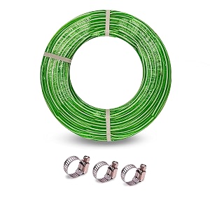 heavy duty highly durable pvc zebra lining hose pipe for watering 34 inch garden usage car washing floor cleaningchoose size 30 meter hose pipe green