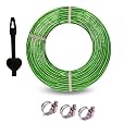 Heavy Duty Highly Durable PVC Zebra Lining Hose Pipe For Watering (3/4 INCH), Garden Usage, Car Washing, Floor Cleaning/Choose Size (10 Meter Hose Pipe, Green)