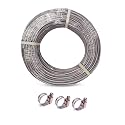 Heavy Duty Highly Durable PVC Zebra Lining Hose Pipe For Watering (3/4 INCH), Garden Usage, Car Washing, Floor Cleaning/Choose Size (30 Meter Hose Pipe, White)