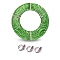 Heavy Duty Highly Durable PVC Zebra Lining Hose Pipe For Watering (3/4 INCH), Garden Usage, Car Washing, Floor Cleaning/Choose Size (20 Meter Hose Pipe, Green)