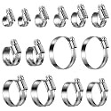 Non-Slip Hose Clamp Assortment Kit 5/16-2 3/4" (8-70mm)