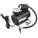 Heavy Duty Metal Electric Car Air Compressor with Pressure Gauge, 12V DC Portable Tyre Inflator Air Pump for Car, Trucks, Bus, Bike, Auto &amp; Van, 150 PSI High Pressure
