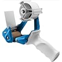 TAPEWELL Heavy Duty Metal Frame Packing Tape Dispenser Gun, 2 inch, Blue