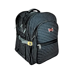 heavy duty multipurpose canvas tool bag backpack  perfect storage amp tool organiser for professional electricians mechanics plumbers technicians and service engineers black large