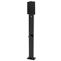 Heavy-Duty Outdoor EV Charger Pedestal Stand, All-Weather Steel Electric Car Charging Station with Cable Management, EV Charger Holder for Electric Vehicles