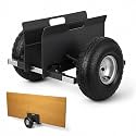 Heavy Duty Panel Dolly with 10" Tires,600 LBS Drywall Dolly Cart Adjustable