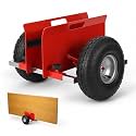 Heavy Duty Panel Dolly with 10" Tires,600 LBS Drywall Dolly Cart Adjustable