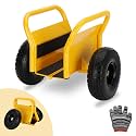 Heavy Duty Panel Dolly Slab Dolly 10 Inch Solid Rubber Tires