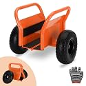 Heavy Duty Panel Dolly Slab Dolly 10 Inch Solid Rubber Tires
