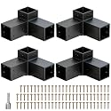 Heavy Duty Pergola Brackets Kit for 4"x 4" (Actual 3.5" X 3.5") Lumber