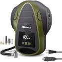 Tyre Inflator with 150 PSI Pressure 4000 mAh Battery Display Pressure Detection Air Pump Compressor for Cars, Bikes Bicycles &amp; Balls (Green)