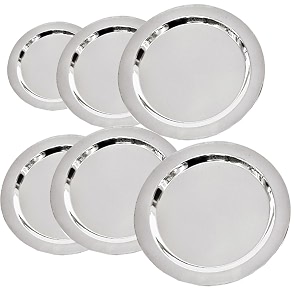 heavy duty stainless steel ss lid for vessels kadai lid dia125140 1525cm 534 5534 6034inches approxwt 460gm s789 each 2pcs total 6nos
