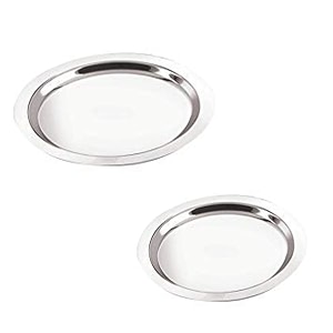 heavy duty stainless steel ss lid for vessels kadai lid dia40265cm 5534 10534 inches approxwt 420gm s818 -each 1pcs total 2nos
