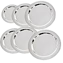 Heavy duty Stainless Steel ss Lid for vessels, kadai Lid (Dia:12.5,14.0, 15.25cm (5", 5.5", 6.0"inches) Approx.Wt: 460gm. S7,8,9 each 2pcs Total 6Nos.)