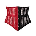 Heavy Duty Underbust Steel Boned Waist Trainer Cincnher Womens Waspie Mesh Corset