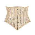 Heavy Duty Underbust Steel Boned Waist Trainer Cincnher Womens Waspie Mesh Corset
