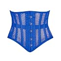 Heavy Duty Underbust Steel Boned Waist Trainer Cincnher Womens Waspie Mesh Corset