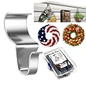 Heavy Duty Vinyl Siding Hooks for Hanging, Outdoor No-Hole Siding Hangers, Stainless Steel Siding Clips Front Door Wreath Hanger for Flags Lights Christmas Decor (30Pcs)