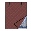 Heavy Duty Window Blanket,29.5x63in 3-Layer Insulation,Industrial Oxford Cloth,Draft Seal for Garages &amp; Workshops,Damage-Free Hook &amp; Loop Installation
