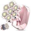 HEBECA 7D Electric Shaver for Women – Upgraded Electric Razor for Women with Rotary Floating Magnetic Head, Detachable and Waterproof, Painless Hair Remover for Legs, Bikini, Face, Sensitive Skin