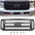 HECASA Grill Compatible with 05-07 F250 F350 F450 F550 Super Duty Excursion
