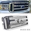 HECASA Grille Compatible with 05-07 F250 F350 F450 F550 SuperDuty FO1200456