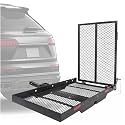 HECASA Hitch Mount Cargo Scooter Carrier Rack w/Foldable Ramp 3" Rail Hitch