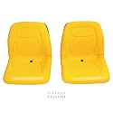HECASA Pair High Back Seats Replacement Compatible with John Deere Gator