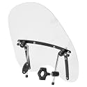 HECASA Universal Motorcycle Windscreen 19"x17" Compatible with Honda Harley