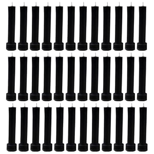 taper candle for home dcor  soy wax healing aromatherapy longlasting candles  clean burn for elegant lighting and ritual uses black pack of 3 12 candles in each box