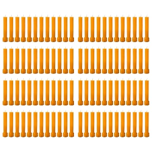 taper candle for home dcor  soy wax healing aromatherapy longlasting candles for weddingsspecial events  clean burn for elegant lighting amp ritual uses orange pack of 8