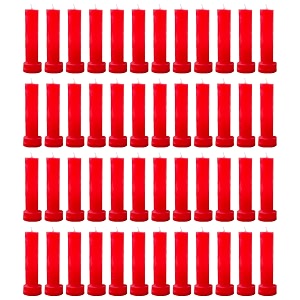 taper candle for home dcor  soy wax healing aromatherapy longlasting candles for weddingsspecial events  clean burn for elegant lighting amp ritual uses red pack of 4