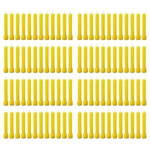 taper candle for home dcor  soy wax healing aromatherapy longlasting candles for weddingsspecial events  clean burn for elegant lighting amp ritual uses yellow pack of 8