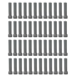 taper candle for home dcor  soy wax healing aromatherapy longlasting candles for weddingsspecial events  clean burn for elegant lighting amp ritual uses grey pack of 4