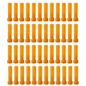 taper candle for home dcor  soy wax healing aromatherapy longlasting candles for weddingsspecial events  clean burn for elegant lighting amp ritual uses orange pack of 4