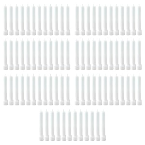 taper candle for home dcor  soy wax healing aromatherapy longlasting candles for weddingsspecial events  clean burn for elegant lighting amp ritual uses white pack of 7