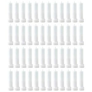 taper candle for home dcor  soy wax healing aromatherapy longlasting candles  clean burn for elegant lighting and ritual uses white pack of 4 12 candles in each box
