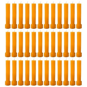 taper candle for home dcor  soy wax healing aromatherapy longlasting candles  clean burn for elegant lighting and ritual uses orange pack of 312 candles in each box