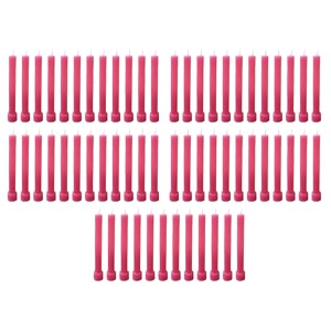 taper candle for home dcor  soy wax healing aromatherapy longlasting candles for weddingsspecial events  clean burn for elegant lighting amp ritual uses pink pack of 5