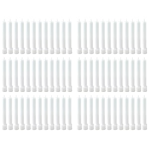 taper candle for home dcor  soy wax healing aromatherapy longlasting candles  clean burn for elegant lighting amp ritual uses white pack of 6 12 candles in each box