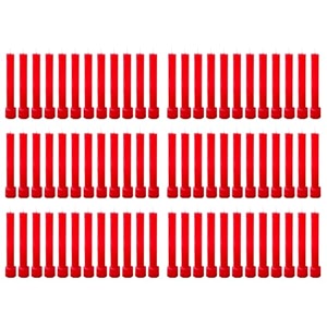 taper candle for home dcor  soy wax healing aromatherapy longlasting candles  clean burn for elegant lighting amp ritual uses red pack of 6 12 candles in each box