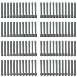 taper candle for home dcor  soy wax healing aromatherapy longlasting candles for weddingsspecial events  clean burn for elegant lighting amp ritual uses grey pack of 8