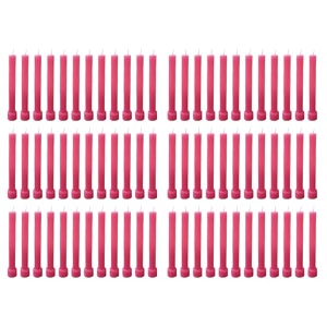 taper candle for home dcor  soy wax healing aromatherapy longlasting candles  clean burn for elegant lighting amp ritual uses pink pack of 6 12 candles in each box
