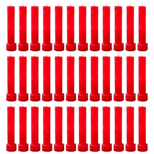 taper candle for home dcor  soy wax healing aromatherapy longlasting candles  clean burn for elegant lighting and ritual uses red3 box12 candles in each box