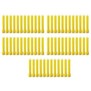 taper candle for home dcor  soy wax healing aromatherapy longlasting candles for weddingsspecial events  clean burn for elegant lighting amp ritual uses yellow pack of 5