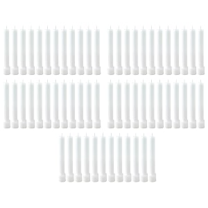 taper candle for home dcor  soy wax healing aromatherapy longlasting candles for weddingsspecial events  clean burn for elegant lighting amp ritual uses white pack of 5