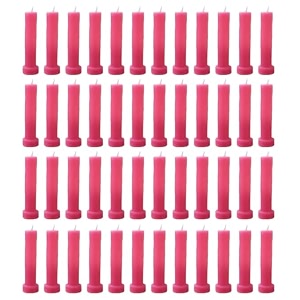 taper candle for home dcor  soy wax healing aromatherapy longlasting candles for weddingsspecial events  clean burn for elegant lighting amp ritual uses pink pack of 4