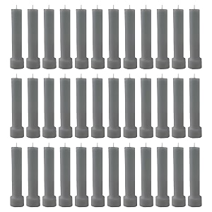taper candle for home dcor  soy wax healing aromatherapy longlasting candles for weddingsspecial events  clean burn for elegant lighting amp ritual uses grey pack of 3